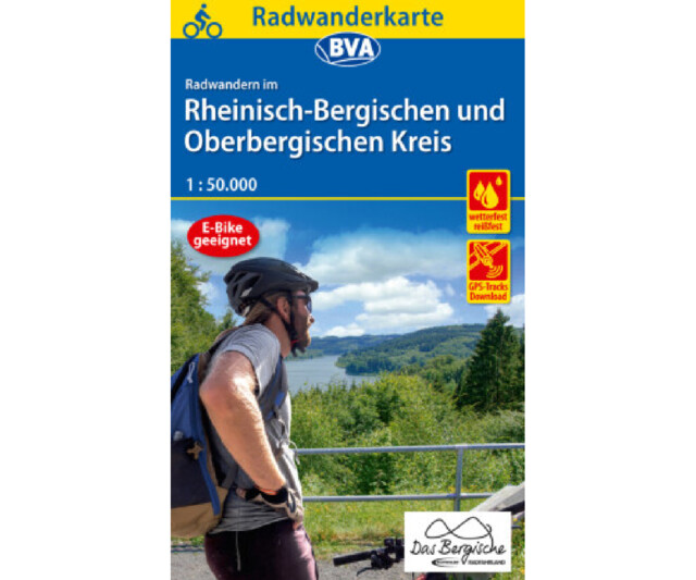 Radwanderkarte Radwandern im Rheinisch-Bergischen und Oberbergischen Kreis