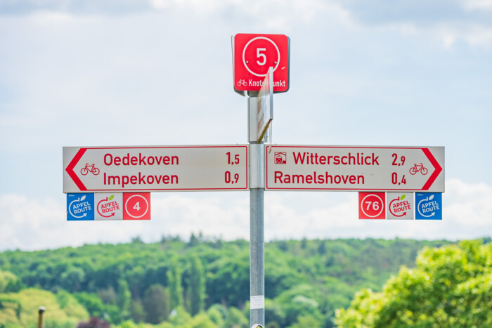 Ganz nach dem Vorbild aus den Niederlanden und Belgien ist eine flexible Tourenplanung mit dem flächendeckenden Knotenpunktsystem auch in der Region rund um Köln und Bonn möglich.